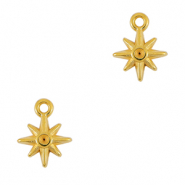 Ciondoli di metallo DQ stella oro (privo di nichel)