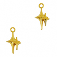 Ciondoli di metallo DQ stella oro (privo di nichel)