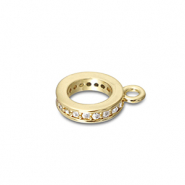 Metallo TQ in ottone anelli con anellino oro