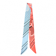 Bandana foulard con stella rosso chairo-blu chairo