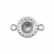 BY31® Distanziatore in acciaio inossidabile con castone per SS29 chaton argento