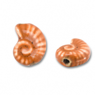 Perline di ceramica conchiglia arrancione
