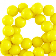Perline in acrilico 8 mm lucido giallo