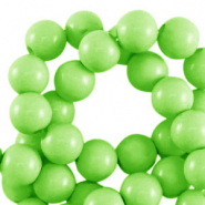 Perline in acrilico 6 mm lucido verde chiaro