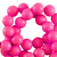 Perline in acrilico 4 mm lucido rosa fucsia 