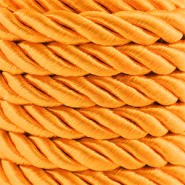 Cordoncino alla moda spirale 10mm arancione