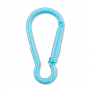 Componenti colorati anello brisé portachiavi blu