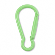 Componenti colorati anello brisé portachiavi verde