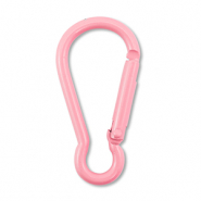 Componenti colorati anello brisé portachiavi rosa