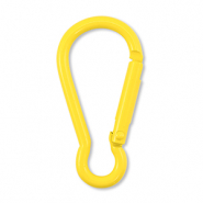 Componenti colorati anello brisé portachiavi giallo