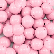 DQ Perline in acrilico 16 mm rosa chiaro