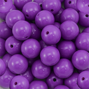DQ Perline in acrilico 14 mm viola