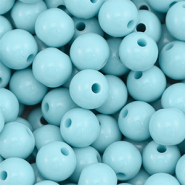 DQ Perline in acrilico 10 mm blu pastello