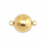 Componenti in acciaio inossidabile chiusura magnetica 12mm tonda oro