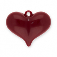 Ciondoli accattivanti cuore rosso ruggine