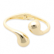 Bracciali metallici goccia oro