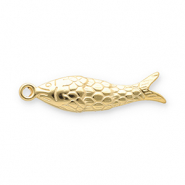 Ciondoli in acciaio inossidabile pesce oro