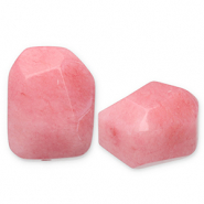 Perline di pietra naturale Agata rosa