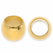 Perline di metallo DQ tubo oro (privo di nichel)