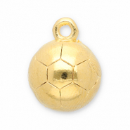 Ciondoli di metallo DQ calcio oro (privo di nichel)