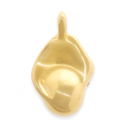 Ciondoli di metallo DQ irregolare oro (privo di nichel)