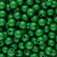 Perline in acrilico 8 mm lucido verde