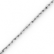 Perline di ematite argento