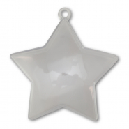 Ornamento trasparente stella trasparente