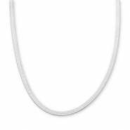 BY31&reg; Collane in acciaio inossidabile catena a serpente argento