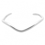 Bracciali in acciaio inossidabile bangle argento
