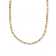 Collane in acciaio inossidabile maglia oro