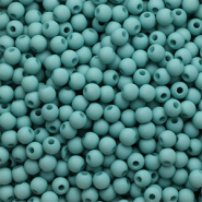 Perline in acrilico 4mm verde acqua