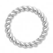 Componenti in acciaio inossidabile anellino chiuso 12mm argento