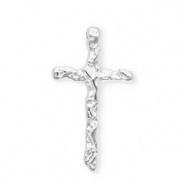 Ciondoli di metallo DQ&reg; croce argento antico (privo di nichel)