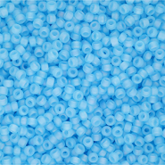 Rocailles Miyuki 11/0 Matted Lt. Blue AB 11-0148FR