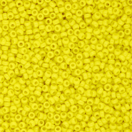 Rocailles Miyuki 15/0 Opaque Yellow 15-0404