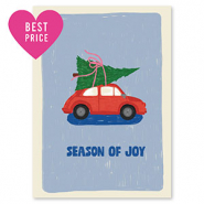 Espositori bigiotteria in cartoncino "Season of joy" blu-rosso-verde