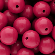 DQ Perline in acrilico 20 mm lucido Fuchsia 17-2031 TCX