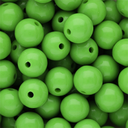 DQ Perline in acrilico 12 mm lucido Vibrant green 16-6339 TCX