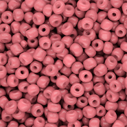 Perline di vetro rocailles 6/0 (4mm) rosa salmone