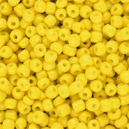 Perline di vetro rocailles 6/0 (4mm) giallo
