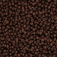 Perline di vetro rocailles 12/0 (2mm) marrone scuro