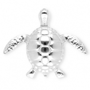 Broches accattivanti in acciaio inossidabile tartaruga argento