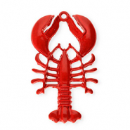 Ciondoli di metallo cancro oro-rosso scuro