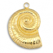 Ciondoli in acciaio inossidabile conchiglia oro