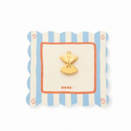BY31&reg; Ciondoli in ottone Eco-brass pasta farfalle oro