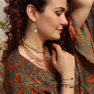 Set di ispirazione Gioielli estivi di tendenza in stile New Bohemian