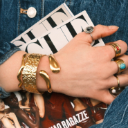 Set di ispirazione Mix & match con bracciali bangle in acciaio inox