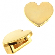 Passanti di metallo DQ per Cuoio&reg; cuore oro