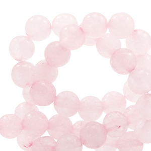 Perline in pietra naturale Quarzo 8mm rosa principessa opale